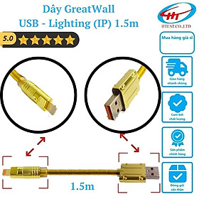 Mua Dây cáp chuyển sạc nhanh Great Wall USB - Lighting (IP) dài 1.5m