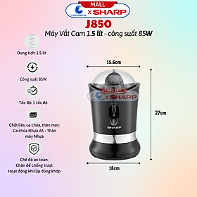 Mua Máy Vắt Cam / Ép Cam Sharp J408 (40w) - J130 (130w) - J850 (85w) - J407 (40w) -  J256 (25w) - J415 (40w) - Hàng Chính Hãng - Bảo Hành 12 Tháng - Tiện Lợi