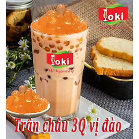 Combo Trân châu 3Q vị đào Yoki và Trân châu 3Q vị cafe Yoki