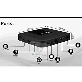 Android Tivi Box Tx3 Mini Plus 2024 - Android TV - Chip Allwiner H313 - Ram 2GB, Rom 16GB - Hàng Chính Hãng