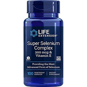 Life Extension Super Selenium Complex Capsules, 200 mcg, 100 Count