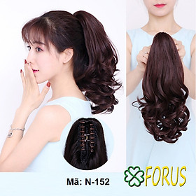 Ngoạm tóc giả xoăn lửng N152 FREESHIP Tóc giả ngoạm xoăn, kẹp ngoạm lửng, tóc giả nữ