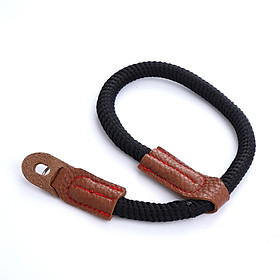 Camera Wrist Strap Universal PU Leather Cotton Rope for Mirrorless Camera