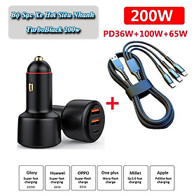 Mua Bộ sạc xe hơi siêu nhanh TurboBlack 200w - Home and Garden