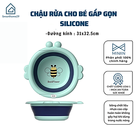 Chậu Rửa Mặt Gấp Gọn Hình Con Ong Bee  Cho Bé Tiện Lợi Chất Liệu Nhựa Cao Cấp An Toàn Cho Sức Khỏe - HÀNG CHÍNH HÃNG MINIIN