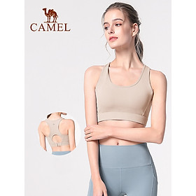 Đồ lót thể thao CAMEL của phụ nữ chống sốc tập hợp chạy áo ngực có độ bền cao hỗ trợ tập thể dục áo ngực yoga quần áo vest đẹp