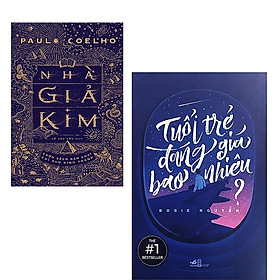 Combo Sách tuổi trẻ đáng giá bao nhiêu và Nhà giả kim + tặng truyện song ngữ anh việt bìa mềm ngẫu nhiên
