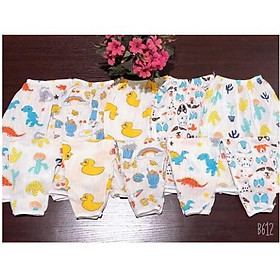 Set 5 quần dài cotton giấy cho bé từ 0-15 tháng tuổi ( HÀNG VIỆT NAM)