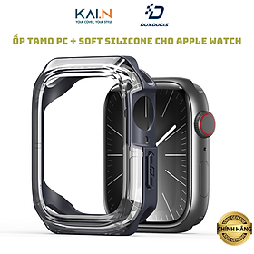 Ốp case bảo vệ dành cho Apple Watch Ultra 2/ Ultra/ Apple Watch Series, Dux Ducis Tamo Series Hard PC + Soft Silicone _ Hàng Chính Hãng