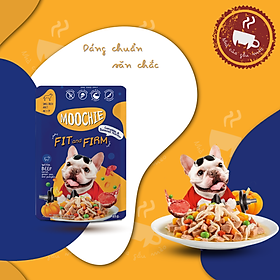 Thức ăn cho chó / Pate Moochie dạng gói dành cho chó mọi lứa tuổi - gói 85gr