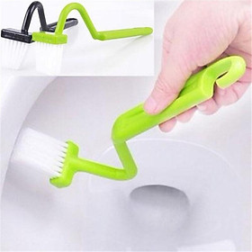 Mua Bàn Chải Nhà Vệ Sinh Có Tay Cầm Uốn Cong Tiện Dụng - giao màu ngẫu nhiên