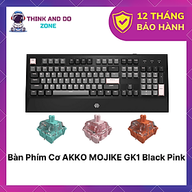 Mua Bàn phím cơ Mojike GK1 Black Pink (AKKO sw v2 / LED trắng)_Hàng chính hãng