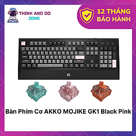 Bàn Phím Cơ AKKO MOJIKE GK1 Black Pink (Akko