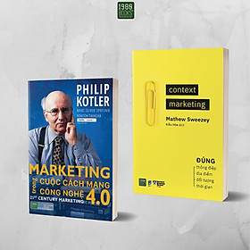 Combo 2 Cuốn Marketing Trong Cuộc Cách Mạng Công Nghệ 4.0 + Context Marketing Books - Bản Quyền