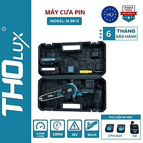 Mua Máy cưa xích pin Tholux M-8813 Chiều dài lam 6 inch công suất 500W