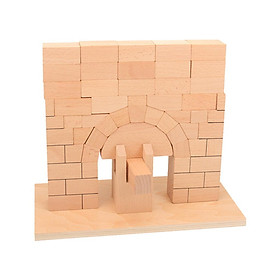 Roman Bridge Wooden Construction Blocks Bricks Toy Set 4-8 Years