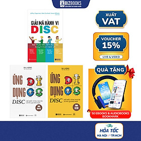 Bộ sách Giải Mã Hành Vi DISC, Ứng Dụng DISC Để Thấu Hiểu Từng Người Xung Quanh Bạn - Bizbooks - Combo 3 Cuốn