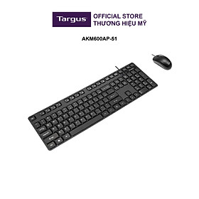 Mua Combo chuột và bàn phím có dây fullsize Targus AKM600AP  hàng chính hãng