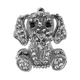 Crystal Dog Brooch Rhinestone Brooch for Women Animal Brooch Jewelry Gold