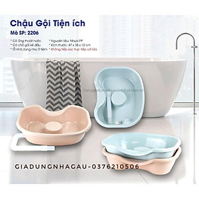 Chậu gội đầu tại giường cho bà bầu, trẻ nhỏ, người già