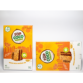 Hộp bánh dừa nướng topcoco vị mè 230g