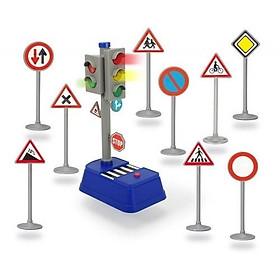 TOYSTAR - 666-03Q Mô hình Đèn giao thông thành phố (lớn) (KT 8.5x14x23cm)