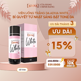 Viên Uống Trắng Da ADIVA White ( 60 Viên/ Hộp)