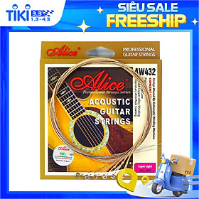 Bộ Dây Đàn Guitar Acoustic Alice AW432 - Hàng Chính Hãng