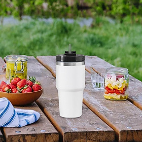 Stainless Steel Vacuum Insulated Water Tumbler Cup, Double Wall Powder Coated Leakproof Travel Mug Thermal Cup for Home Outdoor