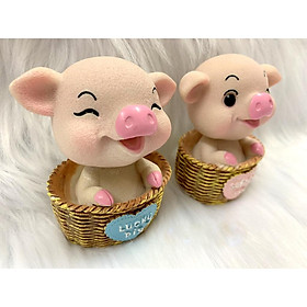 Tượng Heo - Lợn May Mắn Siêu dễ thương ( Lucky Pig và Safety Pig)