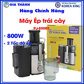 Mua Máy ép trái cây Korea King Chính hãng Hàn Quốc  Ép mọi loại hoa quả to mini Nhanh-Bền-An toàn  PJ-800BS   Hàng chính hãng 