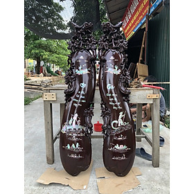 Mua Trang câu đối cha mẹ hình quả chuối kích thước 28×127×4cm
