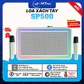Mua Loa Bluetooth SP 500 - Siêu Phẩm Loa Karaoke DSP Có Đèn RGB Nhiều Chế Độ  Âm Thanh Mạnh Mẽ  Uy Lực  Tặng Kèm Micro Karaoke Cao Cấp. hàng chính hãng