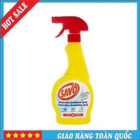 Bình Xịt Tẩy Rửa Đa Năng Savo Universal 500ml Nhập Khẩu EU