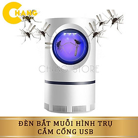 Đèn Bắt Muỗi, Đèn Đuổi Muỗi Hình Trụ Thế Hệ Mới 2021 WD-06 Cắm Cổng USB Thông Minh