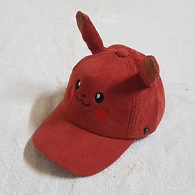nón mùa hè,mũ lưỡi trai Pykachu cho bé 2 đến 6 tuổi cưng xỉu -B