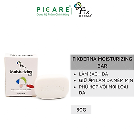 Xà Phòng Làm Sạch Cho Da Khô, Nhạy Cảm Fixderma Moisturizing Bar 30g 