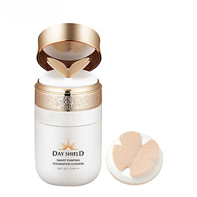 Phấn nước chống nắng che khuyết điểm OHUI Day Shield Smart Pumping Foundation Cushion SPF50+/Pa+++ 30ml màu 01 sắc da sáng