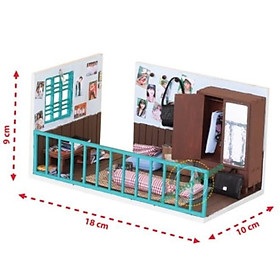 Mô Hình Gỗ DIY - Góc Ký Ức - TX03 (Tặng Keo Siliglue 30ml)