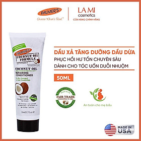 (Mini Size) Dầu xả dưỡng tóc phục hồi hư tổn dầu dừa Palmer's 50ml