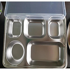 Mua Khay Inox 5 ngăn 304 Hàn Quốc cao cấp