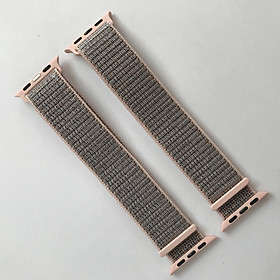 Mua Dây đeo Sport loop cho Apple Watch màu xám hồng series 1.2.3.4
