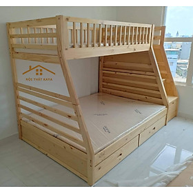 Mua Giường 2 Tầng Xuất Khẩu GT292 (1m-1m4) – Tự Nhiên