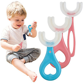 Mua Bàn chải đánh răng trẻ em - Bàn chải chữ U ôm trọn răng  không gây đau buốt