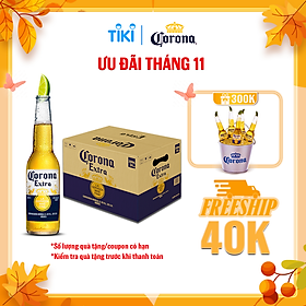 Bia Corona Extra Nhập Khẩu Thùng 24 Chai (250ml/chai)