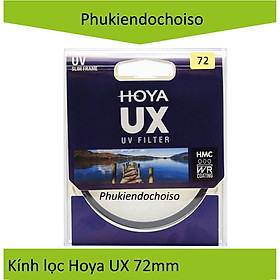 Filter Kính lọc Hoya UV UX 72mm - Hàng Chính Hãng