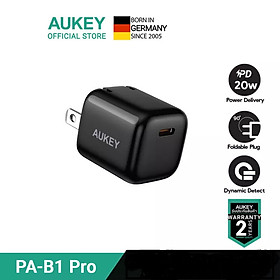 [Hàng chính hãng], Củ sạc nhanh 20W Aukey PA-B1pro, PD20W và QC 3.0