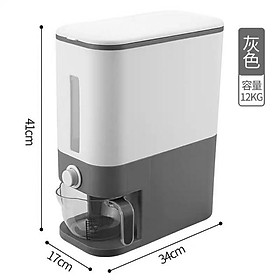 Mua (Có sẵn )Thùng đựng gạo ấn nút tiện lợi