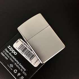 VỎ ZIPPO SATIN CHROME CHÍNH HÃNG - KHÔNG KÈM RUỘT