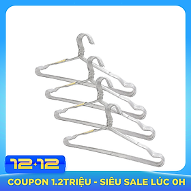 Combo 40 móc nhôm treo quần áo chắc chắn, tiện lợi, đa năng và cao cấp tiết kiệm không gian